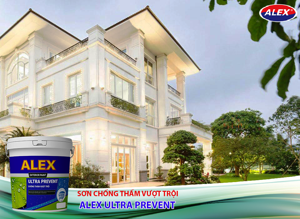 Sơn Alex ra mắt sản phẩm chống thấm vượt trội Alex Ultra Prevent